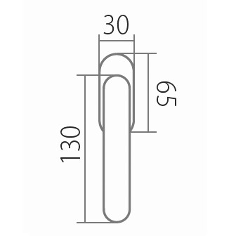 Okenní kování TWIN LOFT H 1803 RO (E)