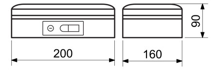 Ocelová pokladnička s páčkou RICHTER LC.200 (černá matná)