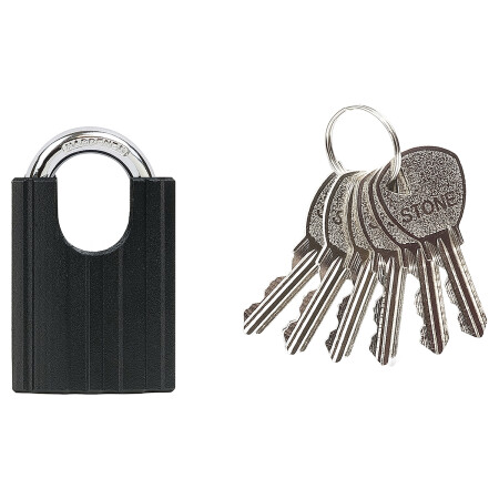 Ocelový visací zámek s krytem třmenu RICHTER RV.STONE.38