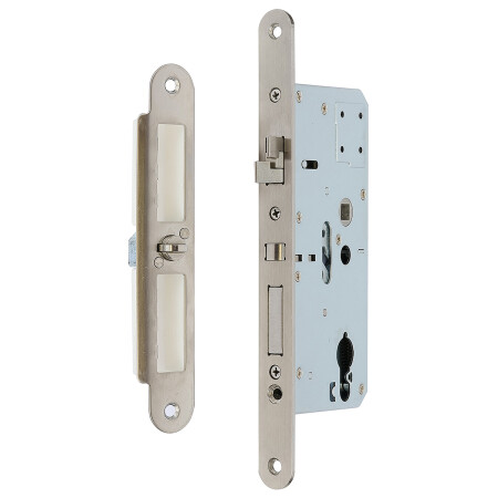 Zadlabací samozamykací zámek RICHTER s panikovou funkcí „E“, pro kování koule/klika.Z.302-SZ.PA.KO.72/55/20.PL