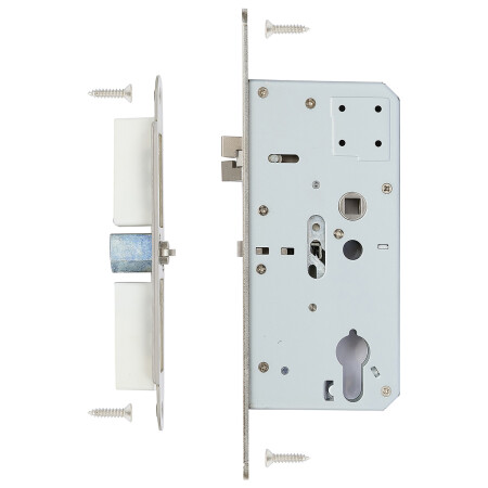 Zadlabací samozamykací zámek RICHTER s panikovou funkcí „E“, pro kování koule/klika.Z.302-SZ.PA.KO.72/55/20.PL