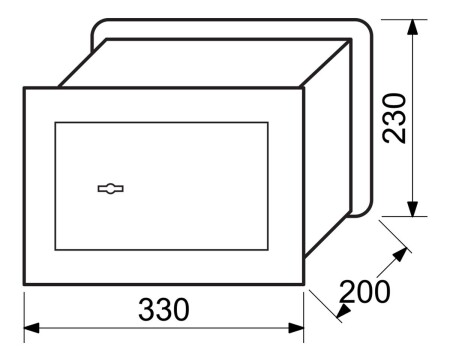 Ocelový sejf pro zazděn RICHTER RS.23.SK