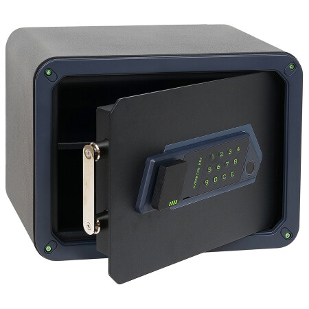 Ocelový sejf s elektronickým zámkem na otisk prstu RICHTER RS.25.GA.FIN