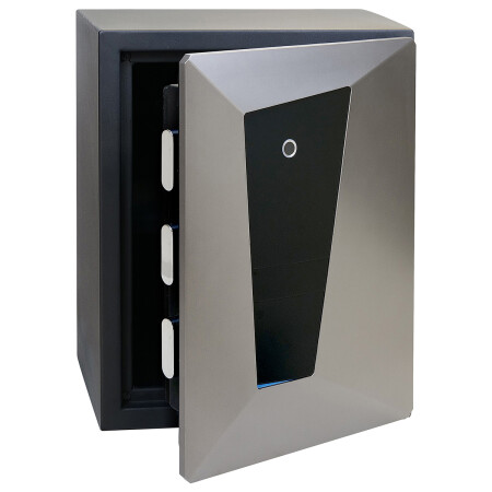 Ocelový sejf v protipožárním provedení s elektronickým zámkem na otisk prstu RICHTER RS.45.DE.FIN.FF