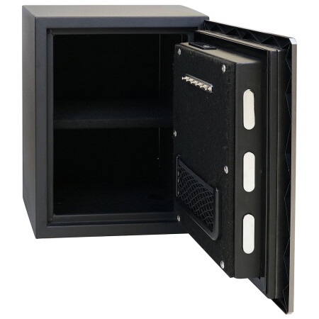 Ocelový sejf v protipožárním provedení s elektronickým zámkem na otisk prstu RICHTER RS.45.DE.FIN.FF