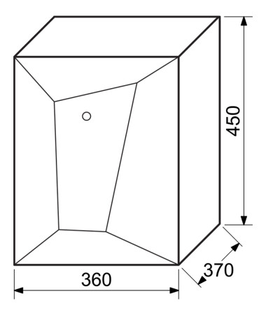 Ocelový sejf v protipožárním provedení s elektronickým zámkem na otisk prstu RICHTER RS.45.DE.FIN.FF
