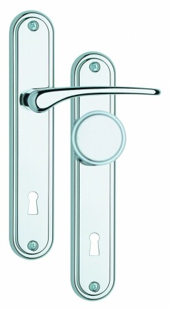 Dveřní kování ROSTEX IDEAL (CHROM LESKLÝ - NEREZ)