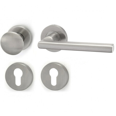 Dveřní kování HOLAR MT 13 s koulí a rozetou (nerez)