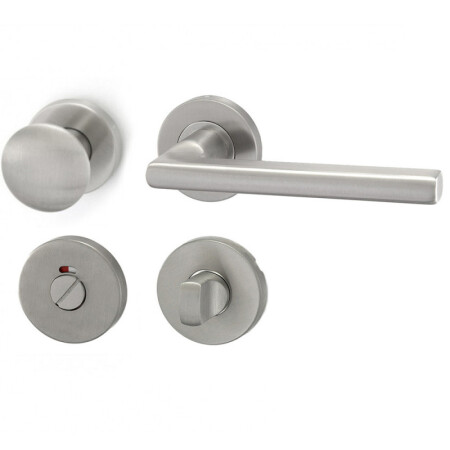 Dveřní kování HOLAR MT 13 s koulí a rozetou (nerez)