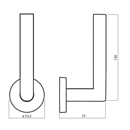 Dveřní kování HOLAR MT 00 (nerez)