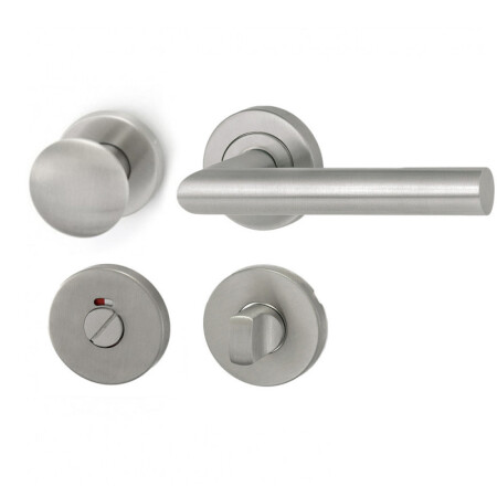 Dveřní kování HOLAR MT 00 s koulí a rozetou (nerez)