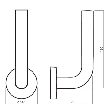 Dveřní kování HOLAR MT 01 (nerez)
