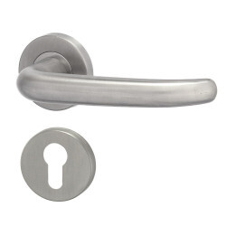 Dveřní kování HOLAR MT 04 s kulatou rozetou (nerez)