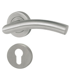 Dveřní kování HOLAR s kulatou rozetou MT 05 (nerez)