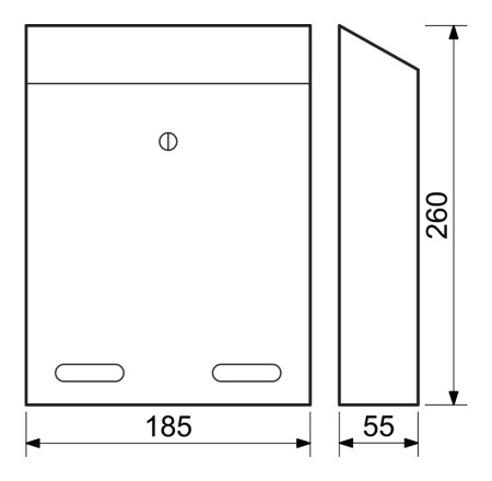 Poštovní schránka RICHTER BK.516.AM (antracit matná)
