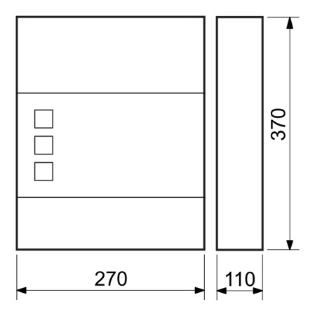 Poštovní schránka RICHTER BK.525.G.AM (anracit matný)