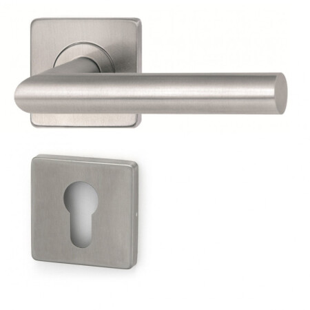 Dveřní kování HOLAR MT 00 s hranatou rozetou (nerez)