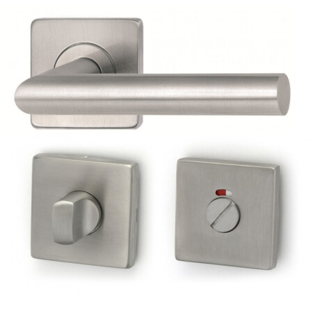 Dveřní kování HOLAR MT 00 s hranatou rozetou (nerez)