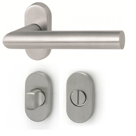 Dveřní kování HOLAR MT 00 s oválnou rozetou (nerez)