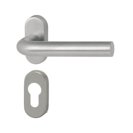Dveřní kování HOLAR MT 01 s oválnou rozetou (nerez)