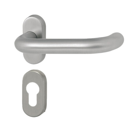 Dveřní kování HOLAR MT 02 s oválnou rozetou (nerez)