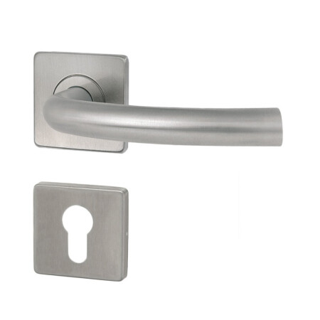 Dveřní kování HOLAR MT 03 s hranatou rozetou (nerez)