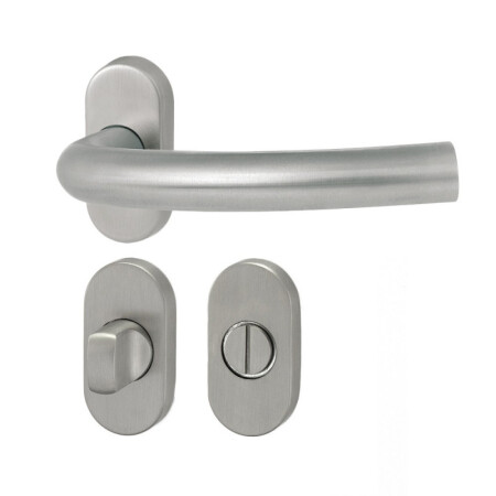 Dveřní kování HOLAR MT 03 s oválnou rozetou (nerez)