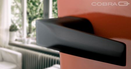 VÝPRODEJ  Dveřní kování COBRA ULTIMA-S (černá) - BB