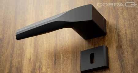 VÝPRODEJ  Dveřní kování COBRA ULTIMA-S (černá) - BB