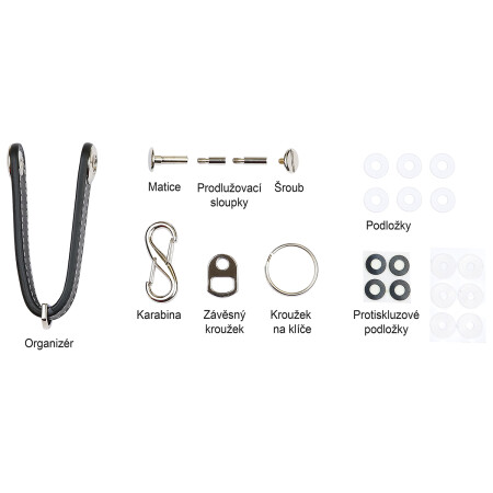 Kožená klíčenka  Richter RP.ORGANIZER.B.CRN