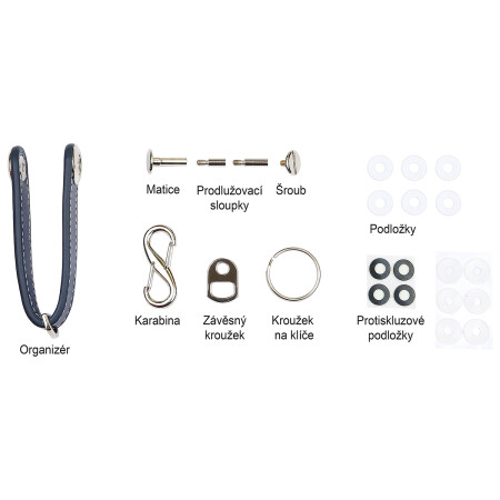 Kožená klíčenka Richter RP.ORGANIZER.B.MOD