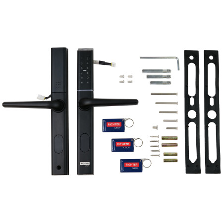 Digitální klika Richter DH.S3B-C.CE (černá)