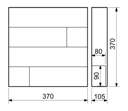 Poštovní schránka RICHTER BK.932.AM (antracit matná)