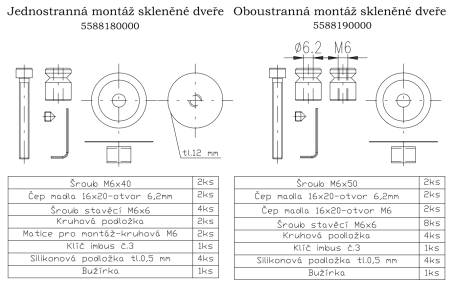Dveřní madlo ROSTEX OMEGA (NEREZ MAT) - oboustranné