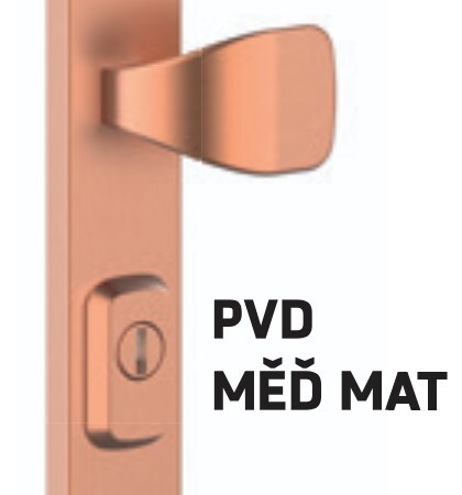 Bezpečnostní kování ROSTEX RN802 FONDI (MĚĎ MAT)
