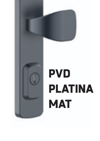 Bezpečnostní kování ROSTEX RN807 FONDI (PLATINA MAT)