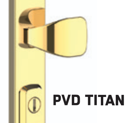 Bezpečnostní kování ROSTEX RN807 FONDI (TITAN LESK)