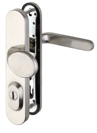 Bezpečnostní kování ROSTEX BK RX1-50 SOLID 3. tř. (PLATINA MAT)