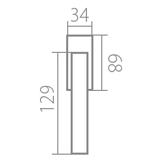 Okenní kování TWIN EIDOS Q 03 HR RO (CH-SAT, XR,CM)